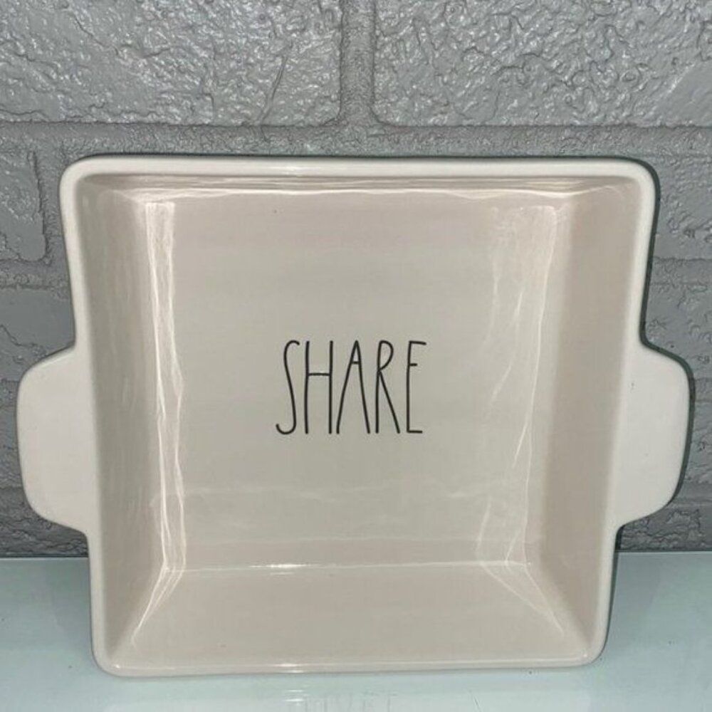RAE DUNN "Share" Oven Safe Baking Dish